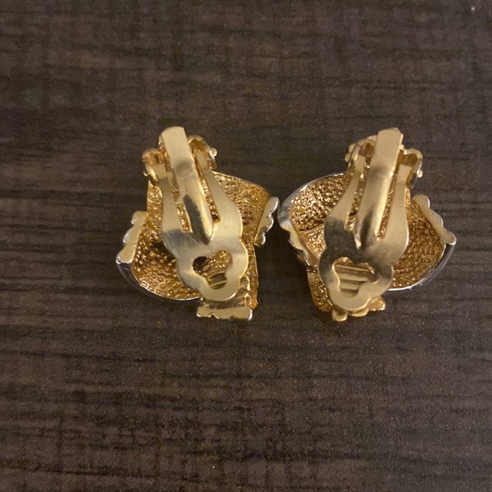 Clip on earrings (vintage) - Picture 3 of 3